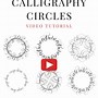 Image result for Calligraphy Circle SVG