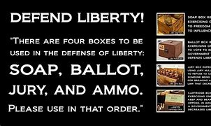 Image result for 4 Boxes of Liberty