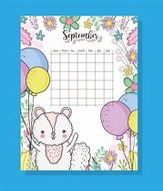 Image result for Cute September Calendar