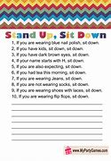 Image result for Stand Up Sit Down Questions