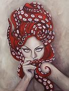 Image result for Octopus On Head Art