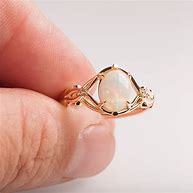 Image result for Rose Gold Opal Ring