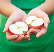 Image result for Female Hand Holding Apple