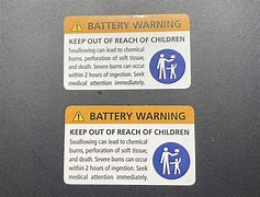 Image result for Battery Warning Light Sticker