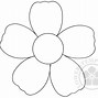 Image result for Simple Flower Outline Design