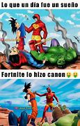 Image result for Fortnite Dragon Ball Memes