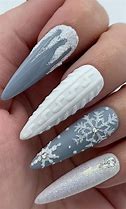 Image result for Winter Long Nail Ideas