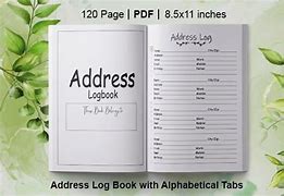 Image result for Digital Address Book Template