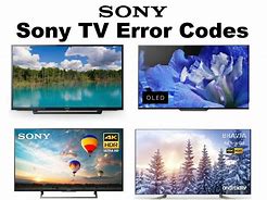 Image result for Sony TV Error Code