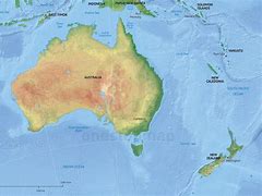 Image result for Australia New Zealand Map