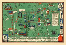 Image result for Penn State Campus Map