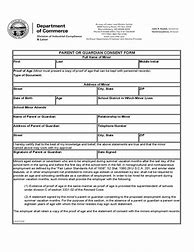Image result for Ohio Parental Consent Form for Employment