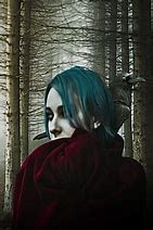 Image result for Gothic Girl with Blue Hair