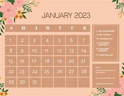 Image result for Blank January 2024 Calendar