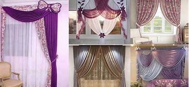 Image result for Decorated Curtains