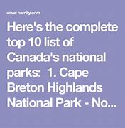 Image result for Closest Canadian National Park From Allentown PA