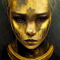 Image result for Gold Art Mirror