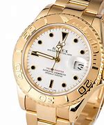Image result for gold rolex yacht master