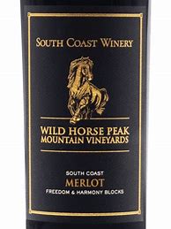Image result for South Coast Merlot Wild Horse Peak Mountain