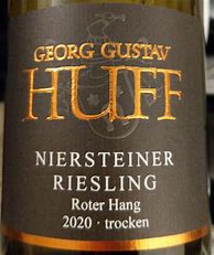 Image result for Georg Gustav Huff Riesling Roter Hang Trocken