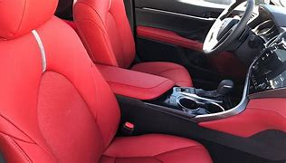 Image result for 2020 Toyota Camry XSE V6 Red Interior
