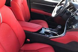 Image result for Red Leather Seat Camry