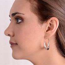 Image result for Shiny Silver Earrings