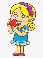 Image result for Eat Apple Cartoon