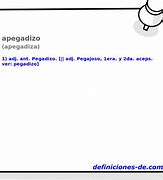 Image result for apegadizo