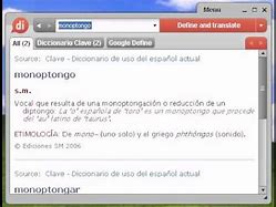 Image result for monoptongo