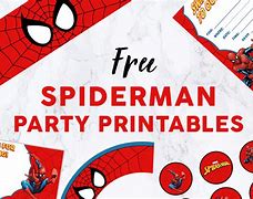 Image result for Free Spider-Man Party Printables