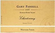 Image result for Gary Farrell Chardonnay Westside Farms Russian River Valley