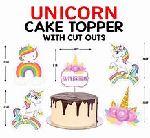 Image result for Unicorn Cake Topper