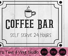 Image result for Coffee Shop Sign SVG