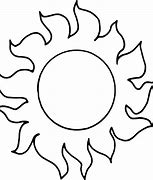 Image result for Sun Image Line Art