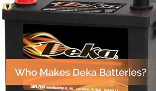 Image result for Deka 24 Volt Battery