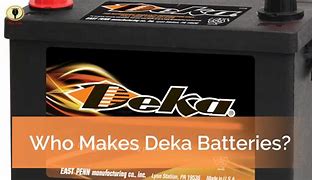 Image result for Deka 3Et Battery