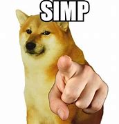 Image result for Simp Dog Meme