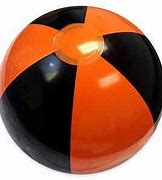 Image result for Black Orange Beach Ball