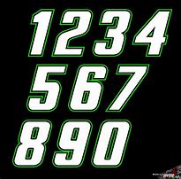 Image result for NASCAR Racing Number Fonts