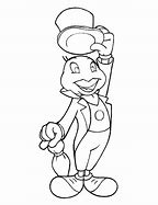 Image result for Jiminy Cricket Black and White