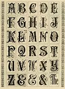 Image result for Old English Decorative Letters A