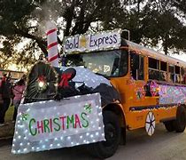 Image result for Christmas Parade Bus