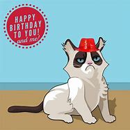 Image result for Happy Birthday Funny Grumpy Cat