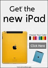 Image result for Click Here for a Free iPad