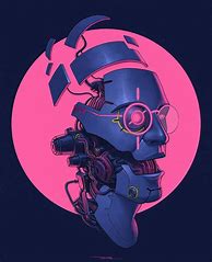 Image result for Cyberpunk Male Android Art