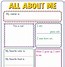 Image result for All About Me Words