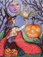 Image result for Halloween Witch Art