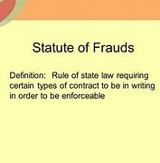 Image result for Statute of Frauds Real Estate