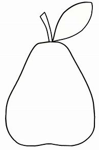Image result for Pear Template Printable